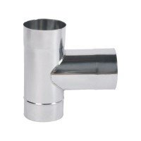 Trójnik kwaso-żaroodporny 90 stopni/150/0,8 mm z wyjściem 150 kielich