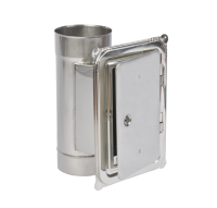 Wyczystka z drzwiami kwaso/żaroodporna 150