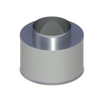 Ustnik górny do rury izolowanej 80*125