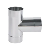 Trójnik kwaso-żaroodporny 90 stopni/180/0,8 mm z wyjściem 180 kielich