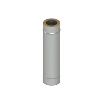 Rura izolowana 80*125/długość 500 mm z uszczelką